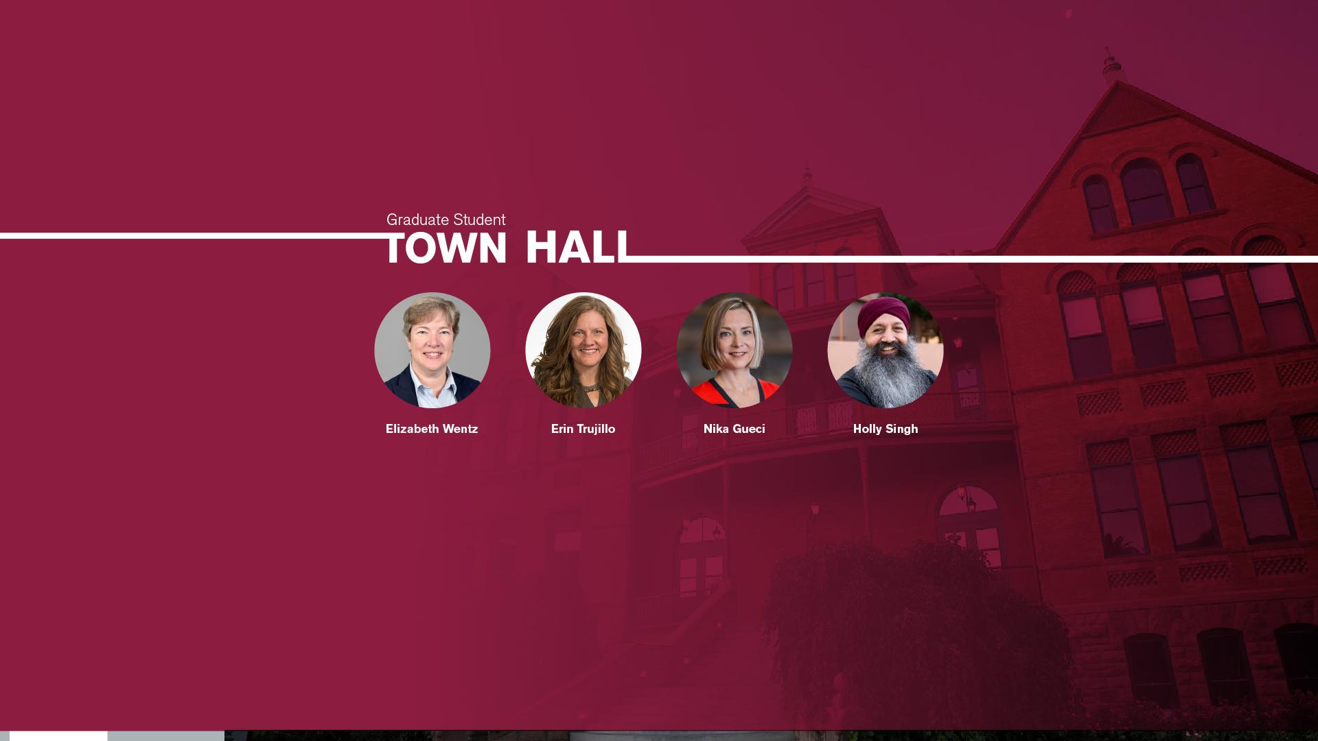 Graduate Student Town Hall