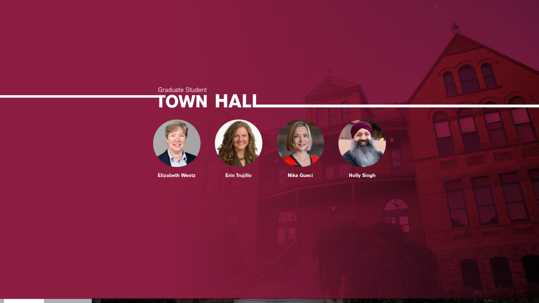 Graduate Student Town Hall